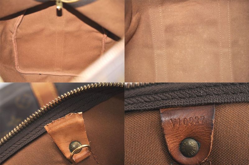 Louis Vuitton Monogram Keepall Bandouliere 55 M41414 Boston Bag 3055n