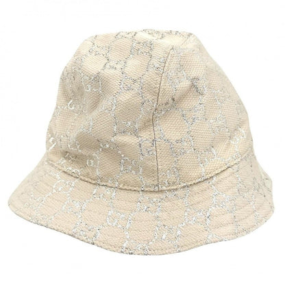 Gucci Hat GG Lame Bucket Hat M All Over Pattern Hat Wool Nylon Metallic Fiber