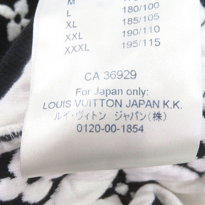 Louis Vuitton 20 SS Monogram Jacquard Crew Neck Sweatshirt Black White XS — view 8