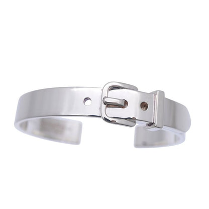 Hermes Bucher Serie Bangle 925 Silver Bracelet 1059