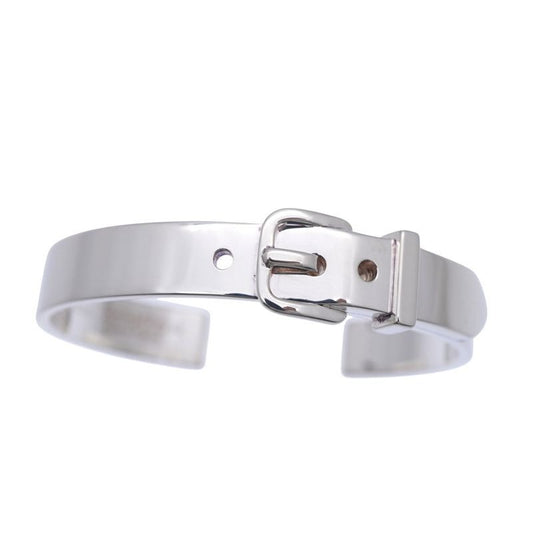 Hermes Bucher Serie Bangle 925 Silver Bracelet 1059