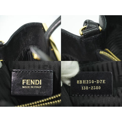 Fendi Tou Jours 2-Way Shoulder Bag Leather Black — view 9