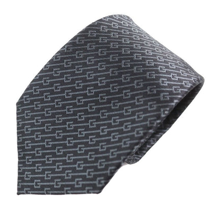Gucci 100% Silk G Logo Regimental Stripe Necktie With 7 cm Sword Tip