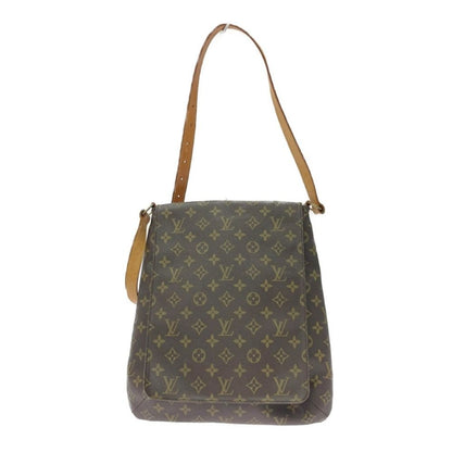 Louis Vuitton Monogram Musette Shoulder Bag Brown