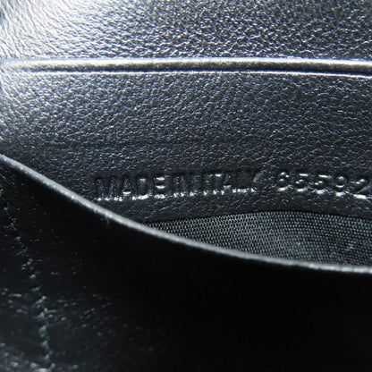 Balenciaga 655927 Round Zipper Long Wallet With Coin Purse Calf Women