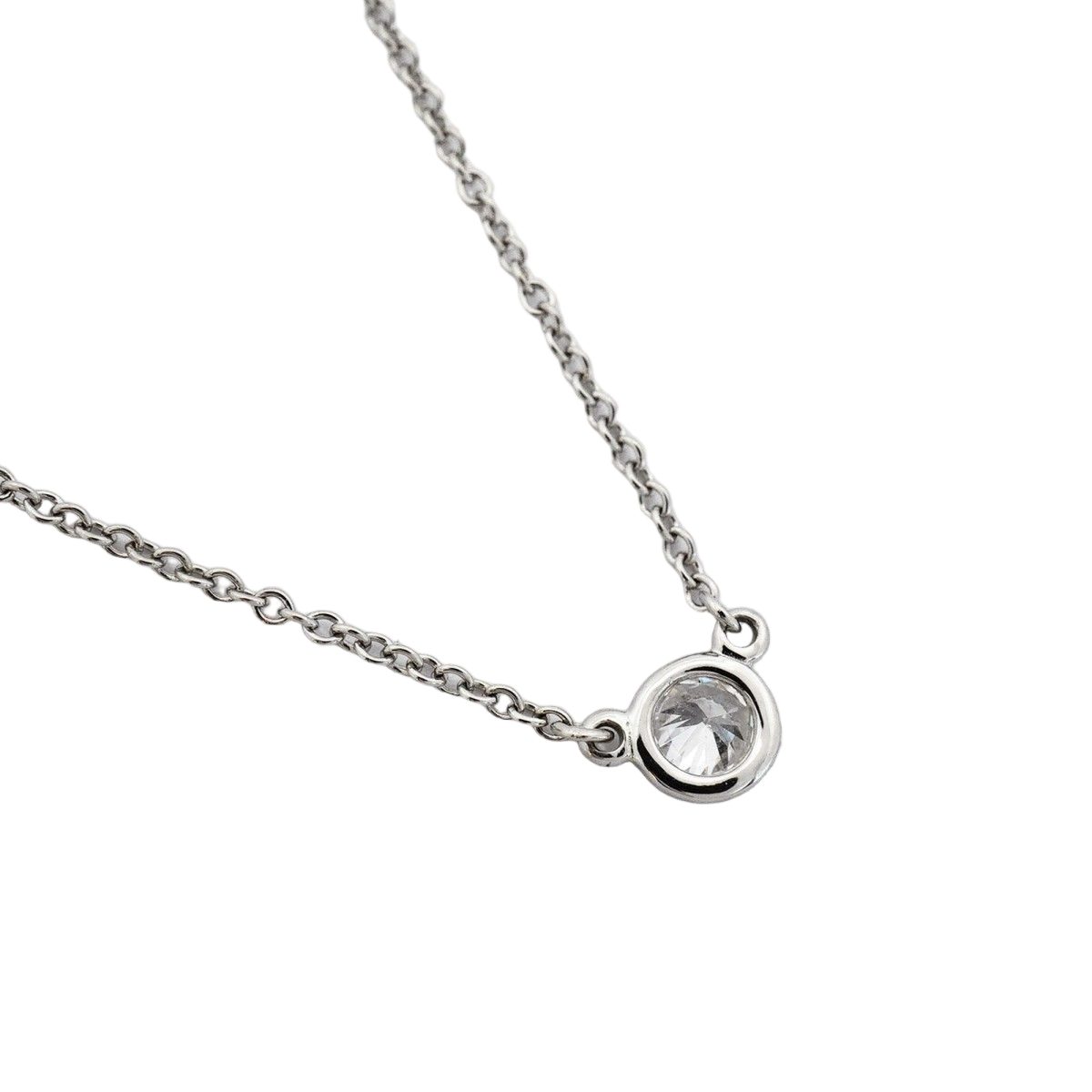 Tiffany & Co Necklace by the Yard Platinum Diamond — view 2