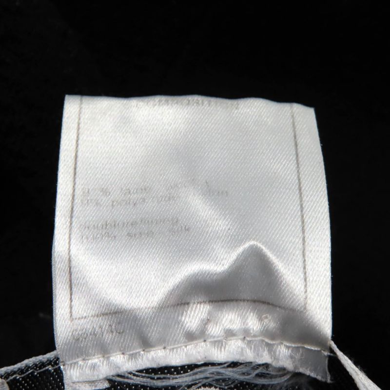 CHANEL Vintage 99P P12650 Wool Jacket With Coco Mark Buttons Black 36 Made In