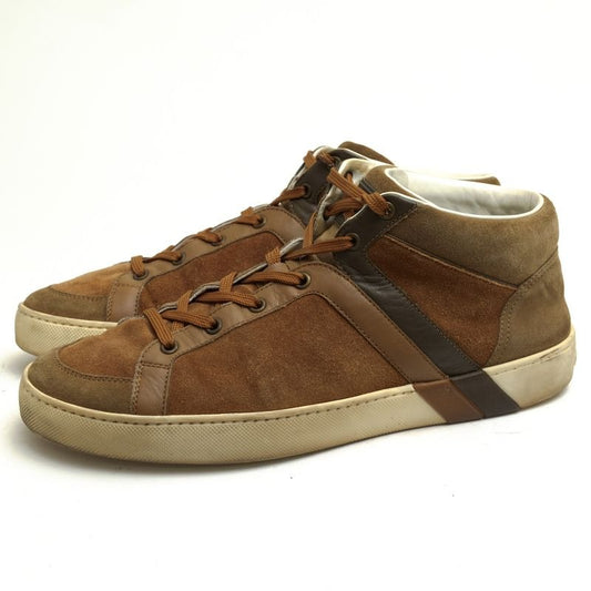 Louis Vuitton Shoes Sneakers High Cut Men Suede Leather