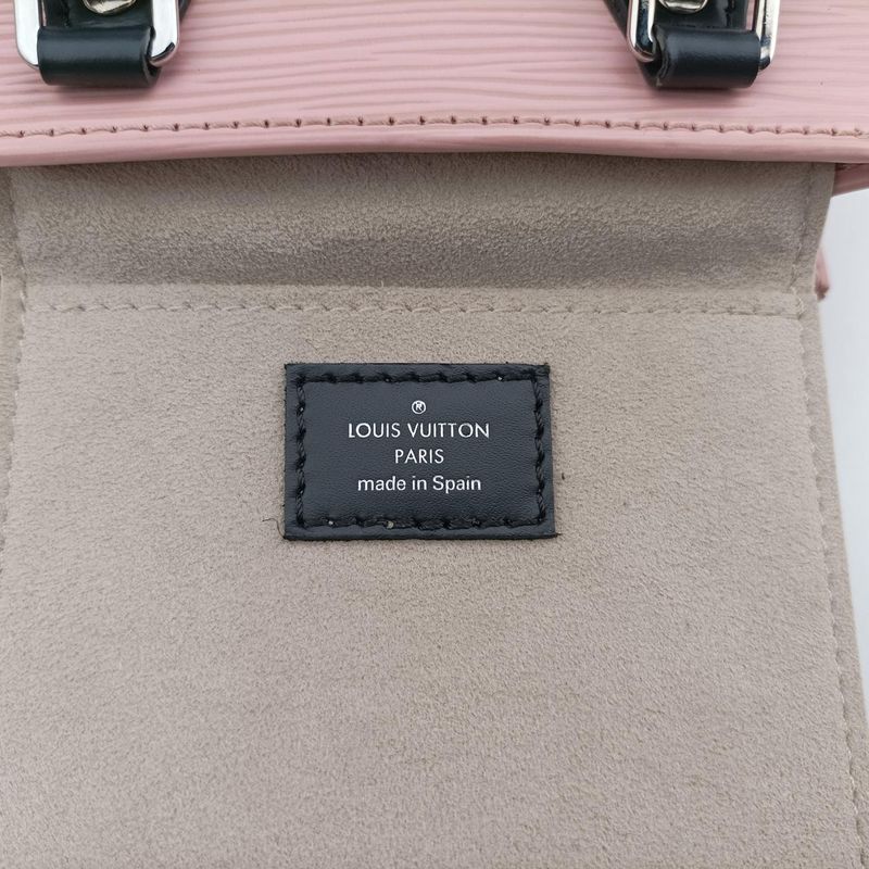 Louis Vuitton Petite Sac Plat Rose Ballerine Pink Epi  Handbag Shoulder Bag Tote