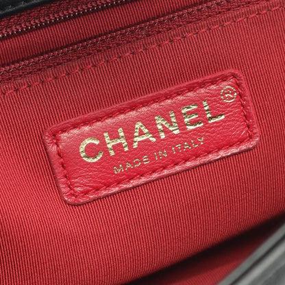 Chanel Shoulder Bag Quilted Black Lambskin Loop — view 4