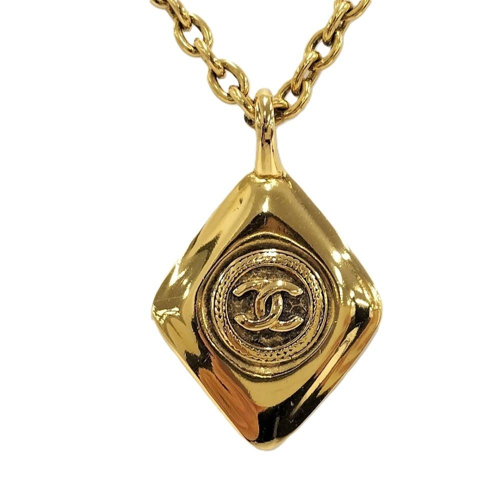 Chanel Necklace Plated Gold