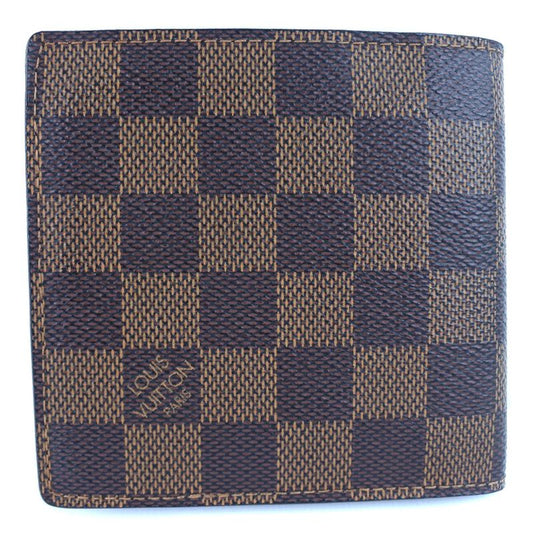 Louis Vuitton Portefeuille Marco N61675 Damier Canvas Brown Ca0089 Men's