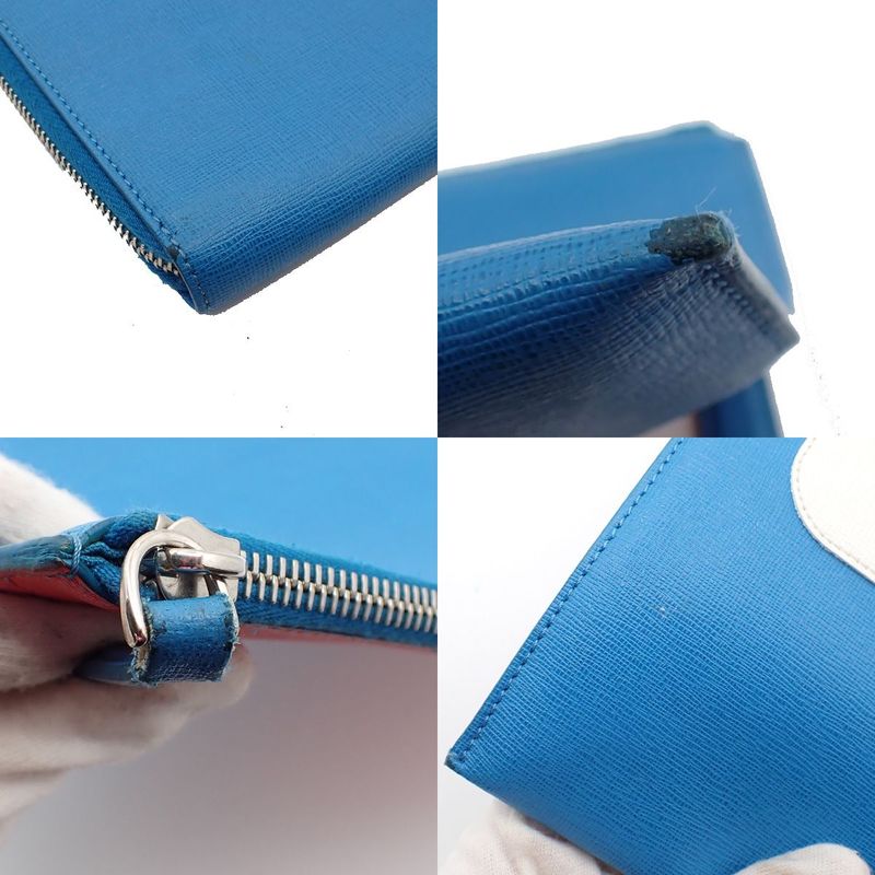 Fendi Bug's Eye Monster Clutch Bag Blue 64ka721