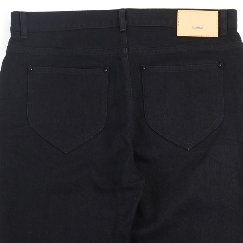 Louis Vuitton 24SS Hid70w Slim Stretch Denim Pants Cotton With Logo Button