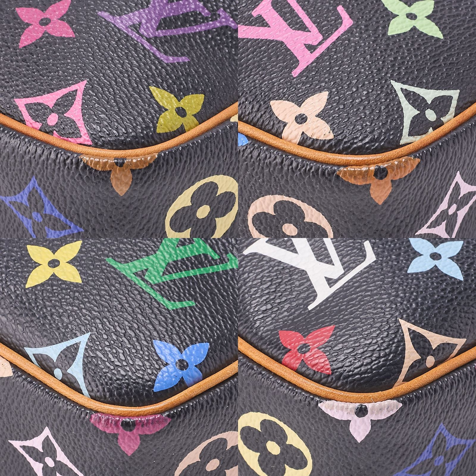 Louis Vuitton Monogram Monogram Multicolor Lift M40056 Shoulder Bag Black With