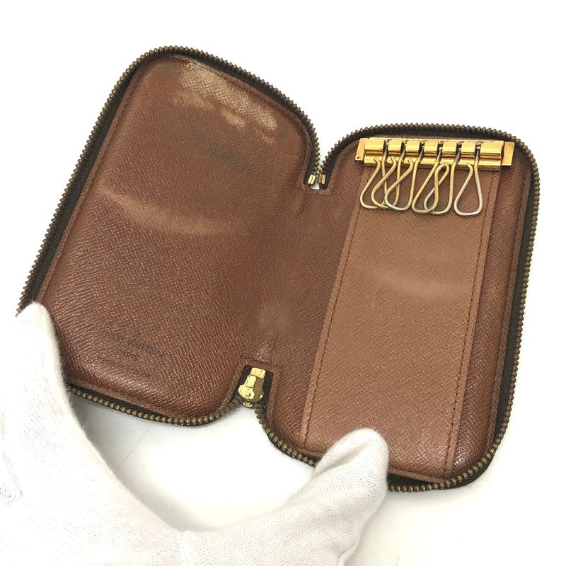 Louis Vuitton Key Case Pochette 6 Cles Monogram M62610 Monogram Canvas Brown