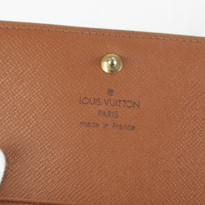 Louis Vuitton Porte Monet Vieux Trésor M61730 Bifold Wallet Monogram