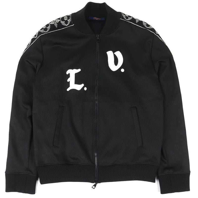 Louis Vuitton Flower Band Monogram Sideline Jersey Blouson Jacket Track