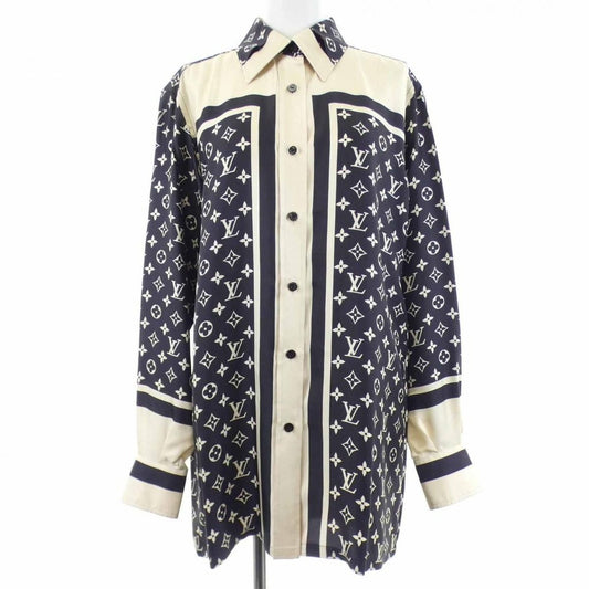 Louis Vuitton Striped Accent Monogram Shirt