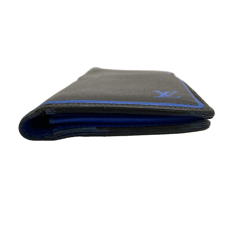 Louis Vuitton Taiga Portefeuille Blazer Long Wallet M63300 Noir Black Leather