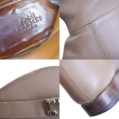 Hermes Long Boots Jumping Kelly Leather — view 10