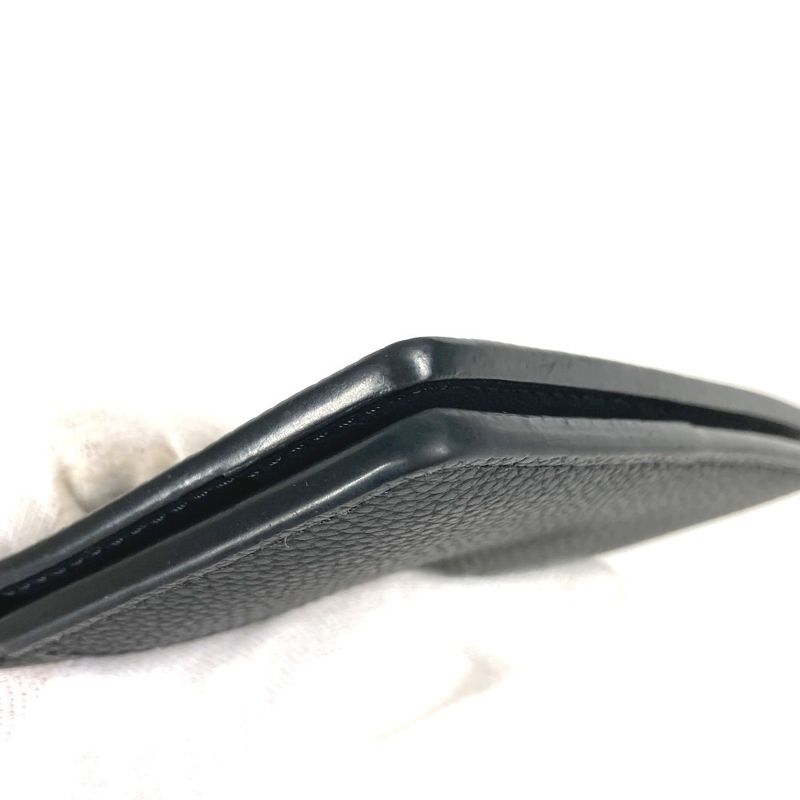 Louis Vuitton Card Case Organizer De Poche M69979 Grained Leather Noir Black