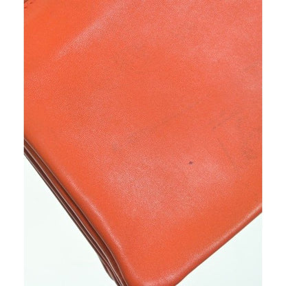Celine Shoulder Bag Leather Orange — view 12