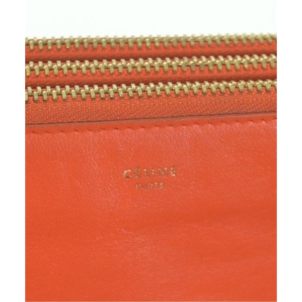 Celine Shoulder Bag Leather Orange — view 5