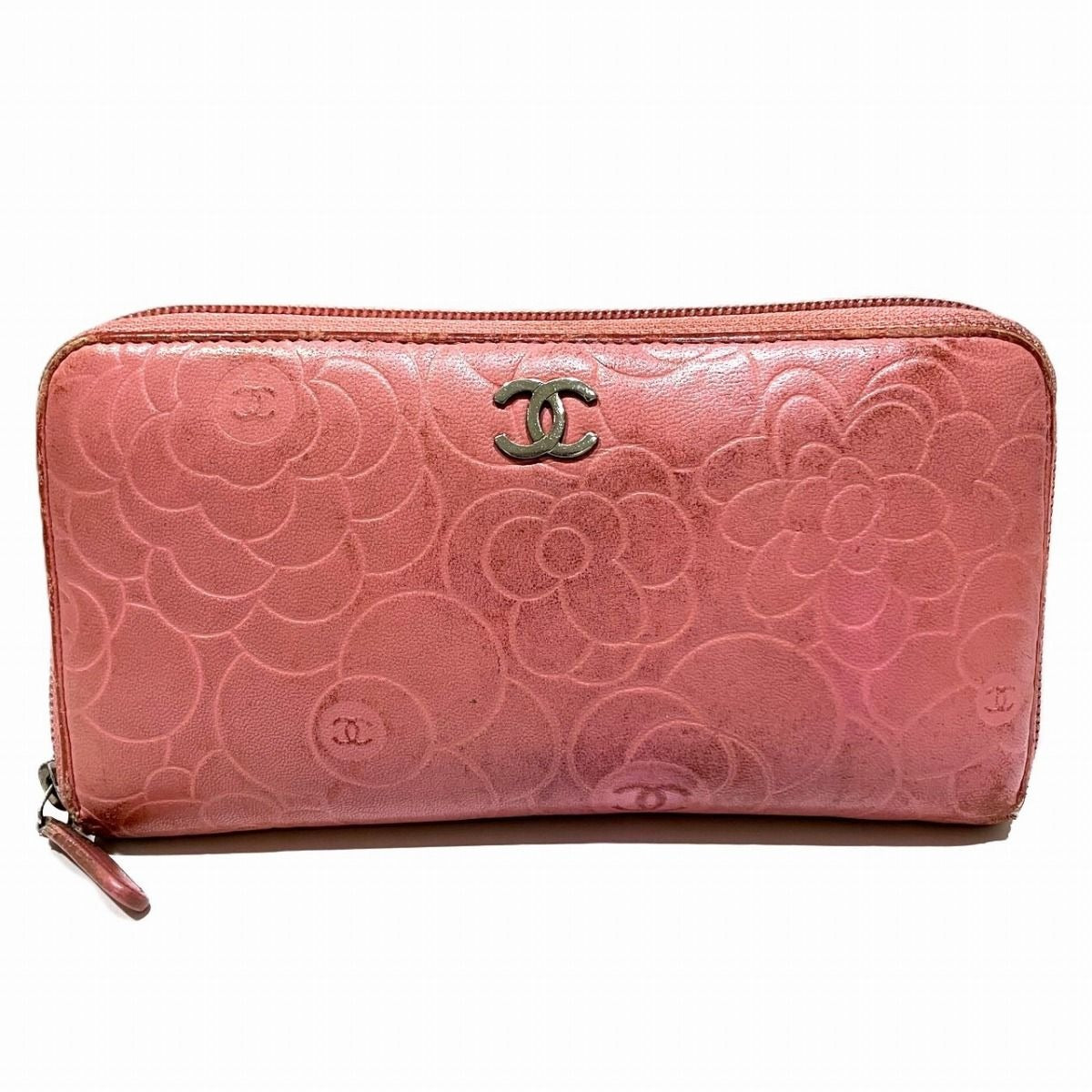 Chanel Camellia Wallet Leather