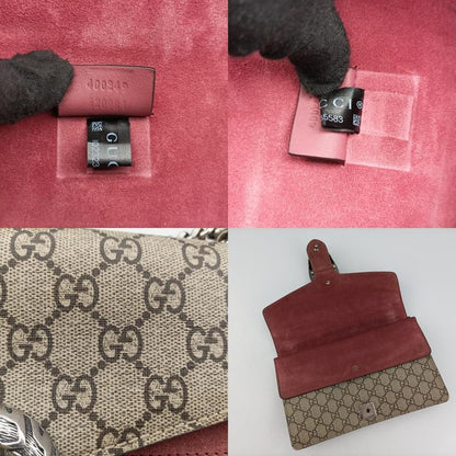 Gucci Dionysus Beige Red And Multicolor PVC Coated Canvas 400249 I023235583
