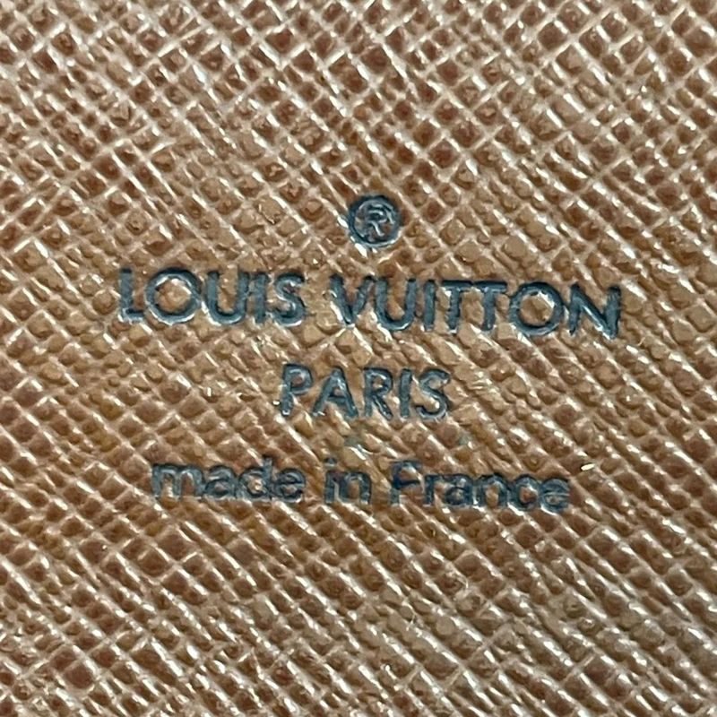 Louis Vuitton Monogram Portefeuille Accordion Long Chain Wallet M58008 Brown