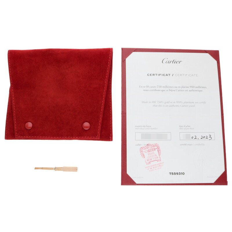 Cartier LOVE Bracelet SM Love Bracelet 18K Pink Gold10p Diamond Love Bracelet