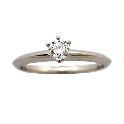 Tiffany & Co Ring Solitaire Platinum Diamond — view 2