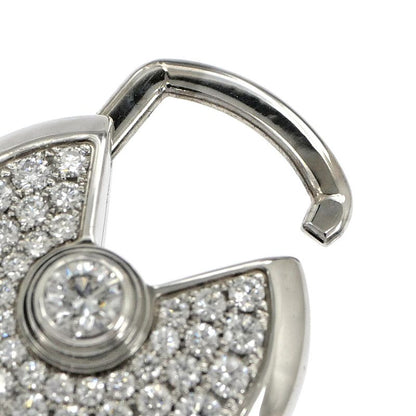 Cartier Necklace Amulet De Cartier 750wg 18K White Gold Diamond Jewelry-