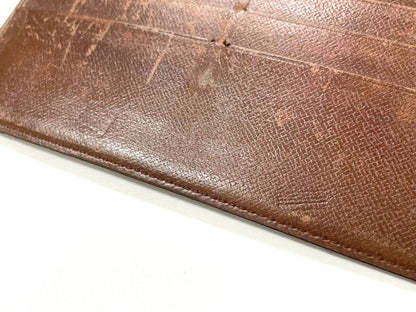 Louis Vuitton Monogram Porte Trésor International Long Wallet M61215 Brown Made