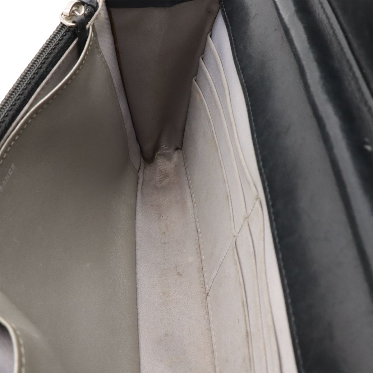 Chanel Camellia Coco Mark Chain Wallet Shoulder Bag Pochette Lambskin Leather