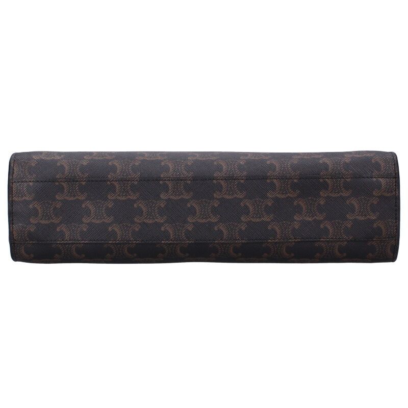 Celine Vertical Cabas Large Triomphe Logo Leather 2WAY Tote Bag Men's