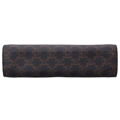 Celine Vertical Cabas Large Triomphe Logo Leather 2WAY Tote Bag Men's