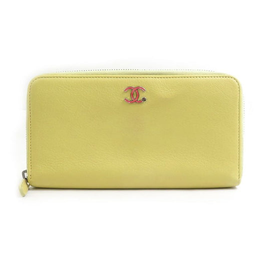 Chanel Round Zipper Long Wallet