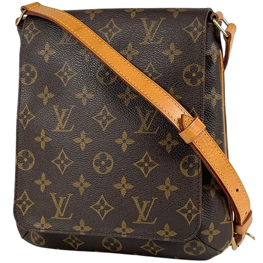 Louis Vuitton Musette Salsa Short Shoulder Bag Monogram Brown