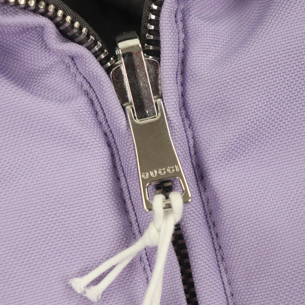Gucci GG Pattern Logo Embroidery Reversible Hooded Padded Zip Up Jacket — view 9