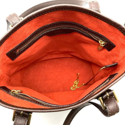 Louis Vuitton Marais Tote Bag Damier Ebène N42240 Ar0948 With Pouch