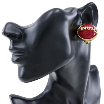 Chanel Gold Plated Red/gold 95A Ladies 31.7g Earring