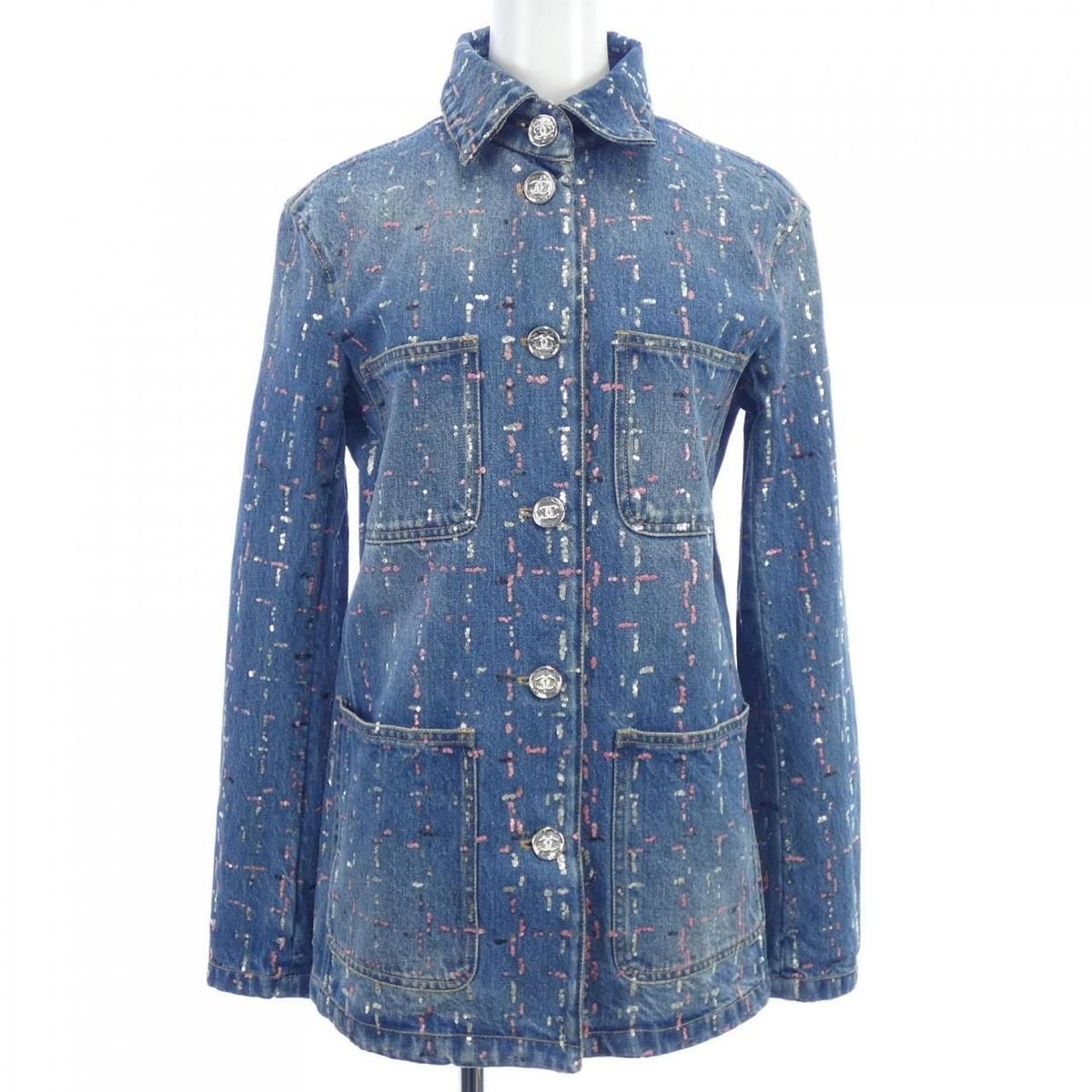 Chanel Metiers D'art Look 38 Denim Jacket