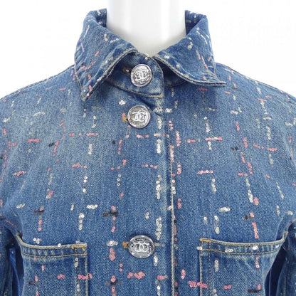 Chanel Metiers D'art Look 38 Denim Jacket — view 6