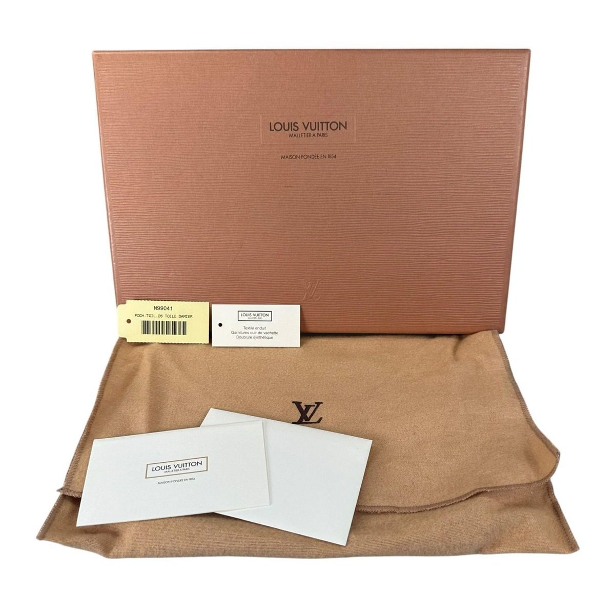 Louis Vuitton Pochette Handbag Brown Pouch — view 16