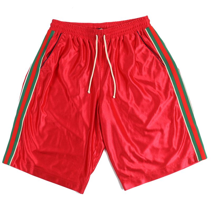 Gucci 21AW 659460 Logo Patch Webline Track Pants Red S Genuine