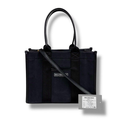Balenciaga 2-Way Tote Black Shoulder Bag Small