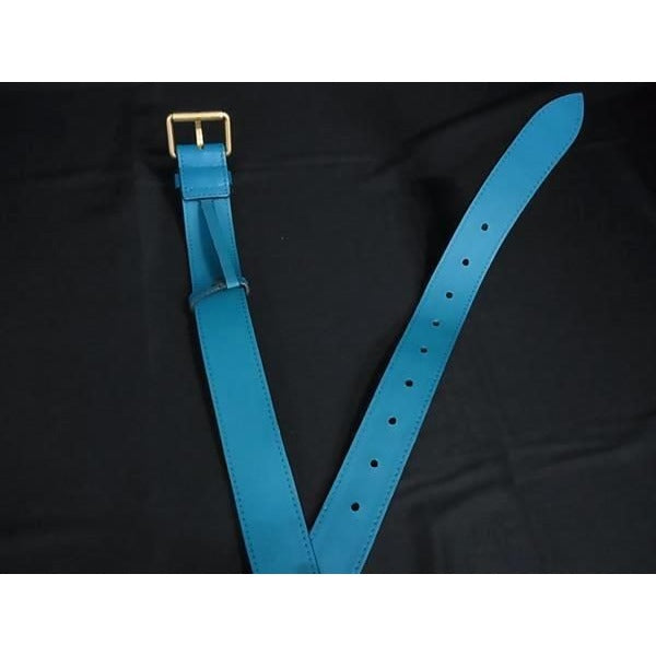 Gucci Waist Bag GG Marmont Blue Velvet Gold — view 4