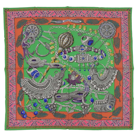 Hermes Carre 90 Zenobie Reine De Queen of Palmyra Zenobia 100% Silk
